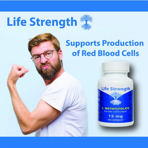 Empaque LifeStrength L Metilfolato 15mg sin GMO