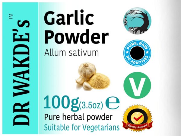 Empaque de polvo de ajo DR WAKDE'S