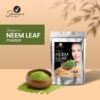 Empaque polvo de neem orgánico puro para cuidado personal