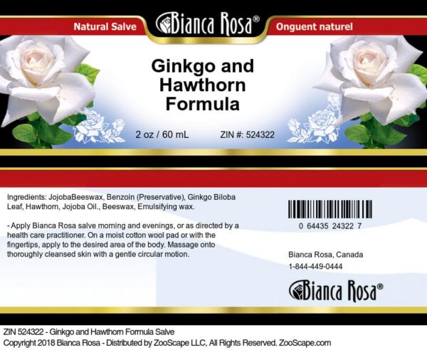 Embalaje de la pomada de Bianca Rosa 2 oz.