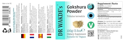 Empaque premium de polvo herbal Gokshura DR WAKDE