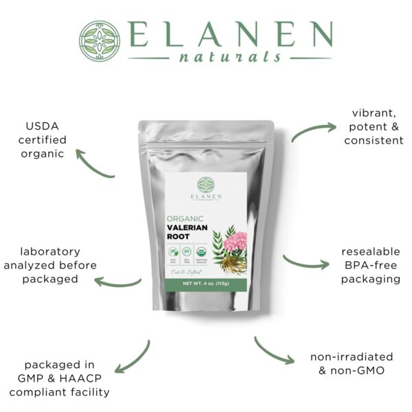 Empaque resellable valeriana orgánica para té