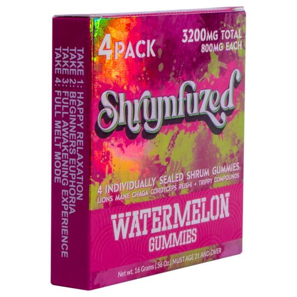 Empaque resistente a niños de gomitas nootrópicas Shrumfuzed