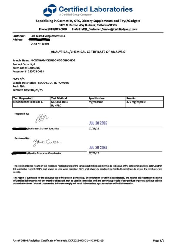 Version 1.0.0 Empaque del suplemento sin rellenos