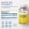 Empaque Solaray súper bio vitamina c 250 cápsulas veganas