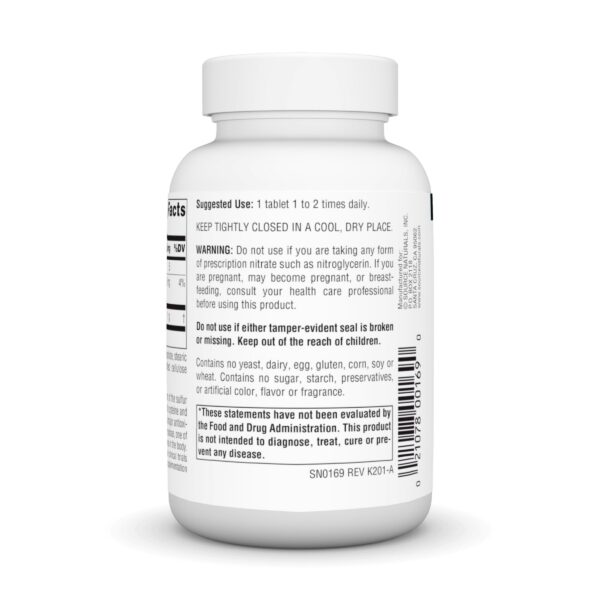 Empaque Source Naturals N-Acetil Cisteína 60 tabletas