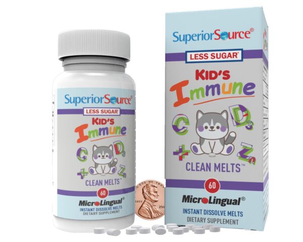 Empaque Superior Source Kid's Immune Clean Melts vitaminas infantiles