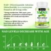 Empaque suplemento NMNH para aumentar NAD+ y longevidad