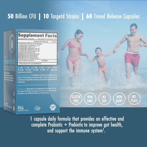 Empaque con tecnología oxyfree para probióticos Life & Food