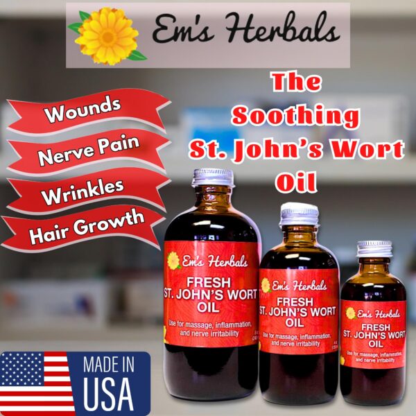 Em's Herbals aceite natural para cuidado de piel y cabello