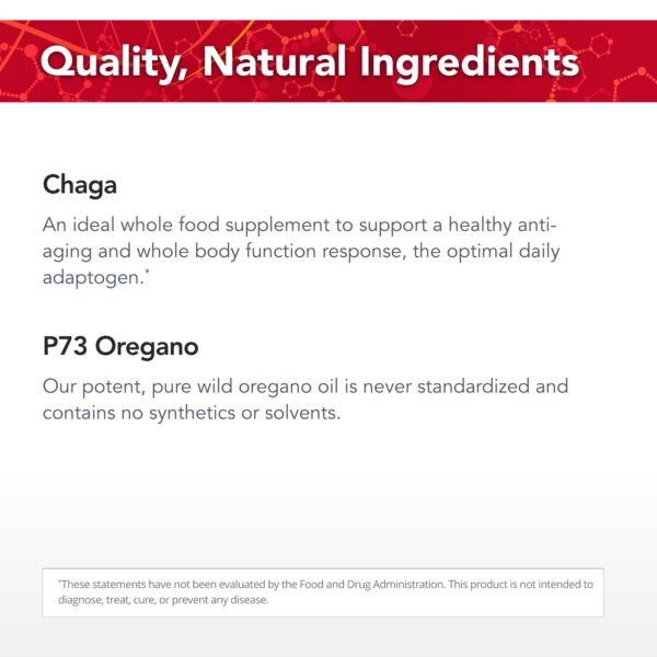 Emulsión de chaga para uso diario debajo de la lengua