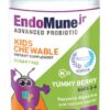 EndoMune Jr tabletas masticables probiótico para niños rosa