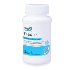 Frente de Endozin zinc carnosina L-glutamina