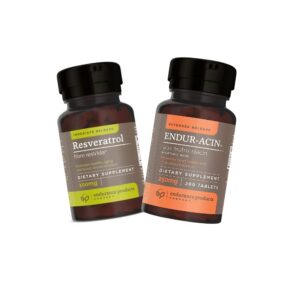 Version 1.0.0 Endurance Resveratrol envase y etiqueta