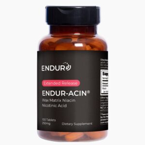 Endurance EndurAcin niacina liberación prolongada 250mg 100 tabletas