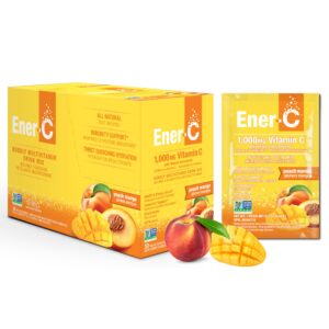 Ener-C mezcla bebida multivitamínica durazno mango 30 sobres