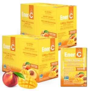 Ener-C Mezcla multivitamínica en sobres durazno-mango