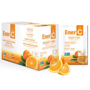 Ener-C sin azúcar polvo multivitamínico naranja 60 sobres