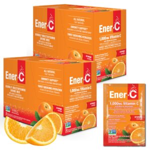 Ener-C vitamina c paquete 60 sobres sabor naranja