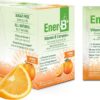 Ener-Life Orange B+ frasco y etiqueta frontal