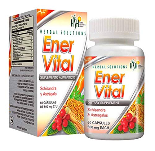 Cápsulas Ener Vital en frasco