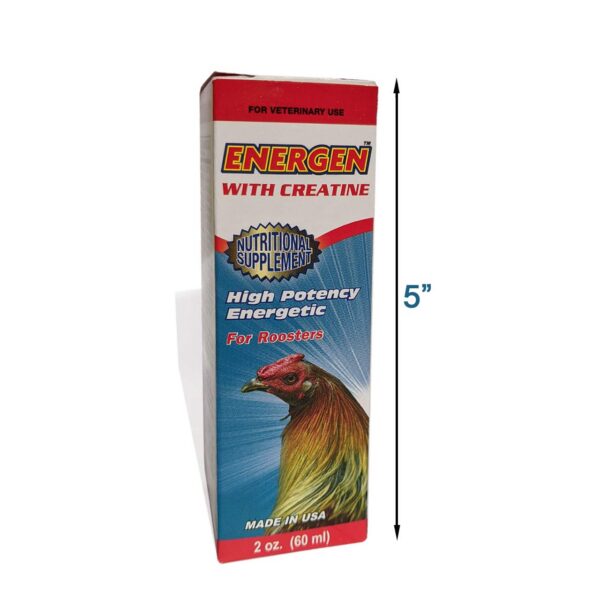 Etiqueta del producto Energen Creatina