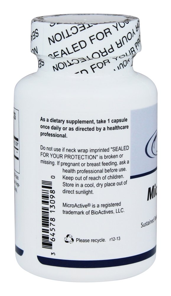 Detalle de cápsula CoQ10 MicroActive Energetix