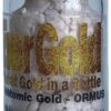 Polvo dorado EnerGold monoatómico en frasco