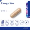 Energy Xtra etiqueta con ingredientes Pure Encapsulations