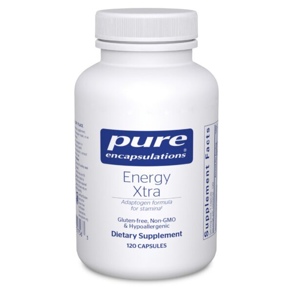 Version 1.0.0 Energy Xtra Pure Encapsulations frasco principal