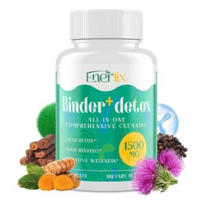 Enerlix detox 15 en 1 cápsulas veganas para limpieza corporal