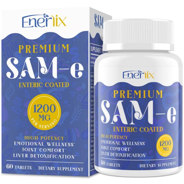 Enerlix SAM-e 1200 mg etiqueta frontal