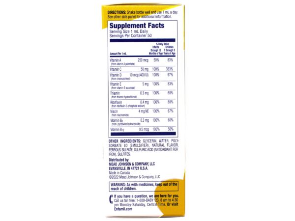 enfamil poly-vi-sol gotas para salud y crecimiento