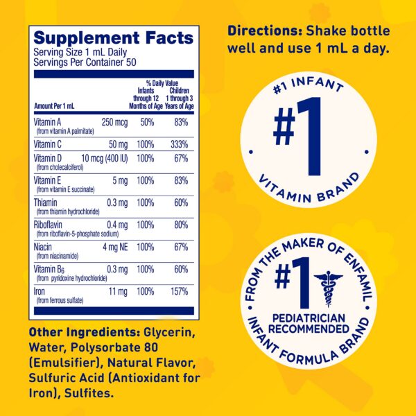 Version 1.0.0 Paquete doble de Enfamil Poly-Vi-Sol multivitaminas e hierro