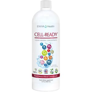 Frasco de Eniva Health Cell Ready minerales líquidos