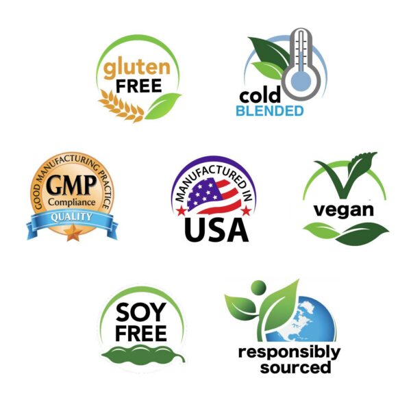 Detalle de la etiqueta de Eniva Vitamin C líquido