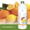 Frasco de Eniva Vitamin C líquido de lado