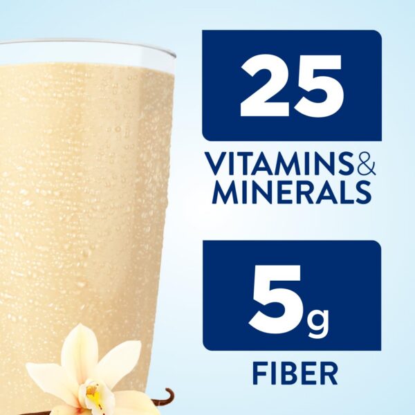 Frasco y etiqueta de la proteína Ensure vainilla