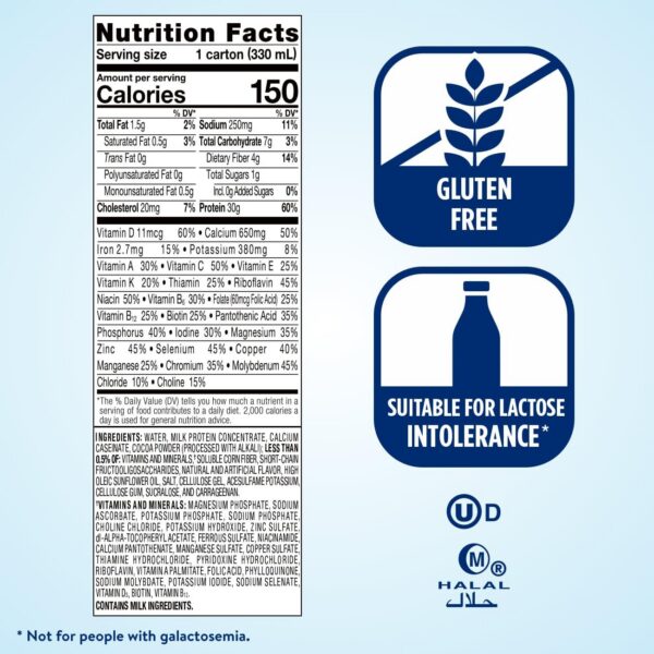 Cerca del envase chocolate leche