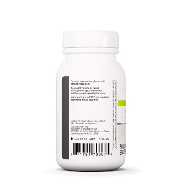 Detalle cápsula probiótica Enterogenic Intensive 100