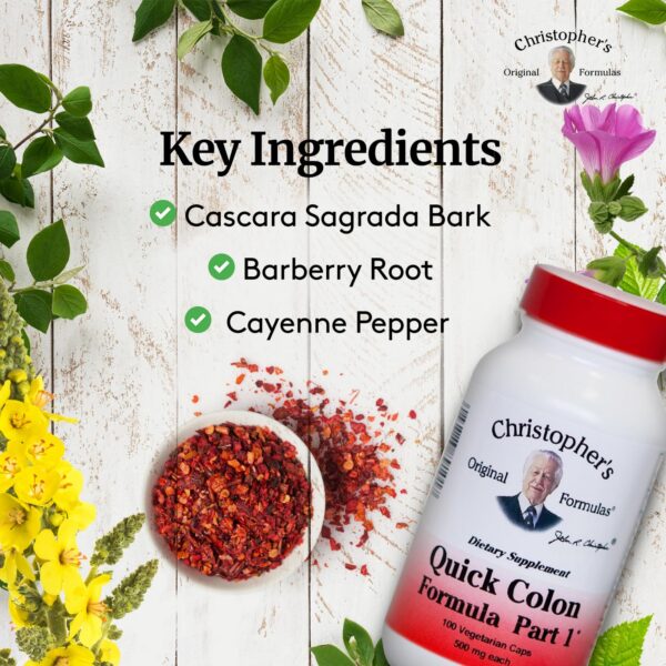 Version 1.0.0 Envase 100 cápsulas Christopher's Quick Colon Parte 1