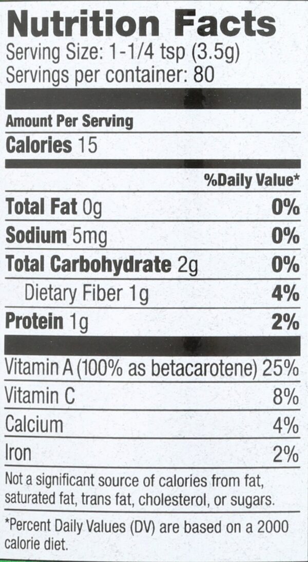 Envase de alfalfa orgánica Pines polvo suplementos saludables