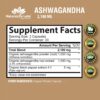 Envase Ashwagandha pura 2100mg para estrés y ánimo