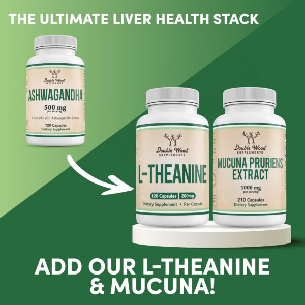 Envase Ashwagandha suplemento Double Wood