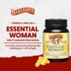 Envase Barlean's Essential Woman suplemento femenino con Omega 3 6 9