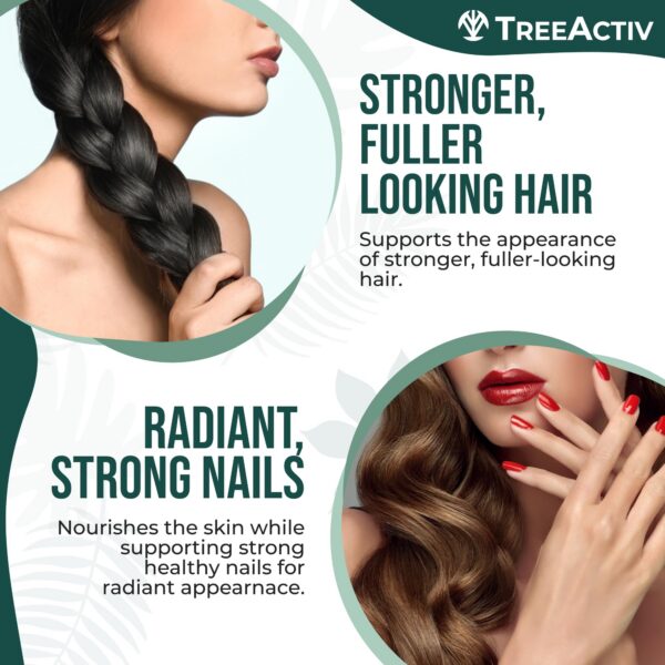 Envase de Biotin Bliss con etiqueta de beneficios