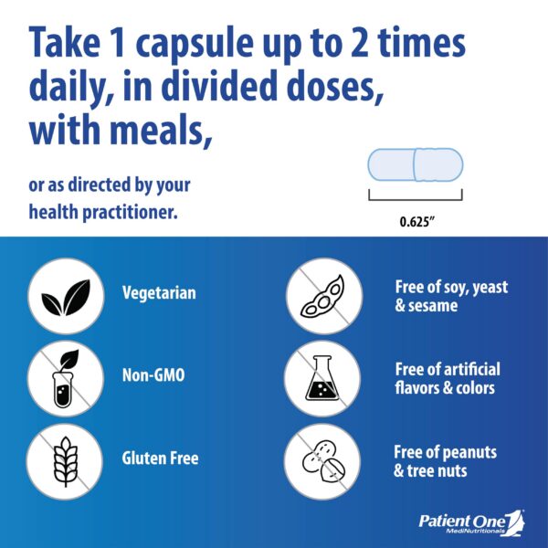 Envase biotina patient one 60 cápsulas