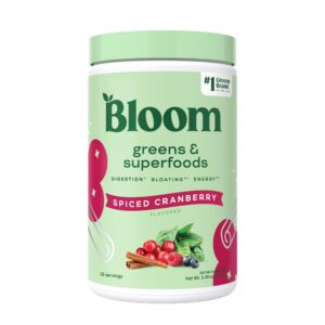 Version 1.0.0 Envase Bloom Nutrition polvo superalimentos greens con prebióticos