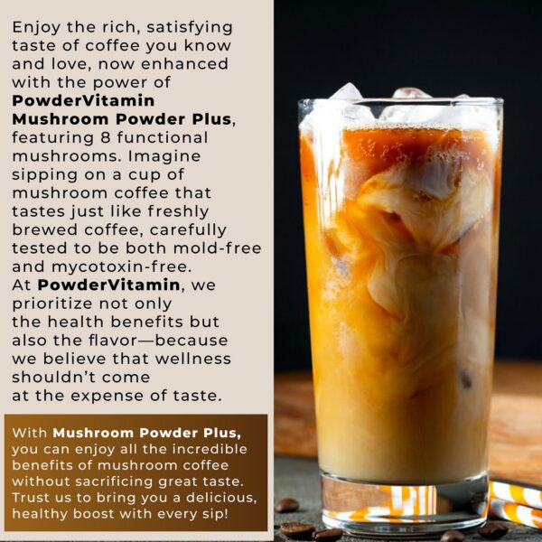 Envase de café con hongos y colágeno 30 porciones