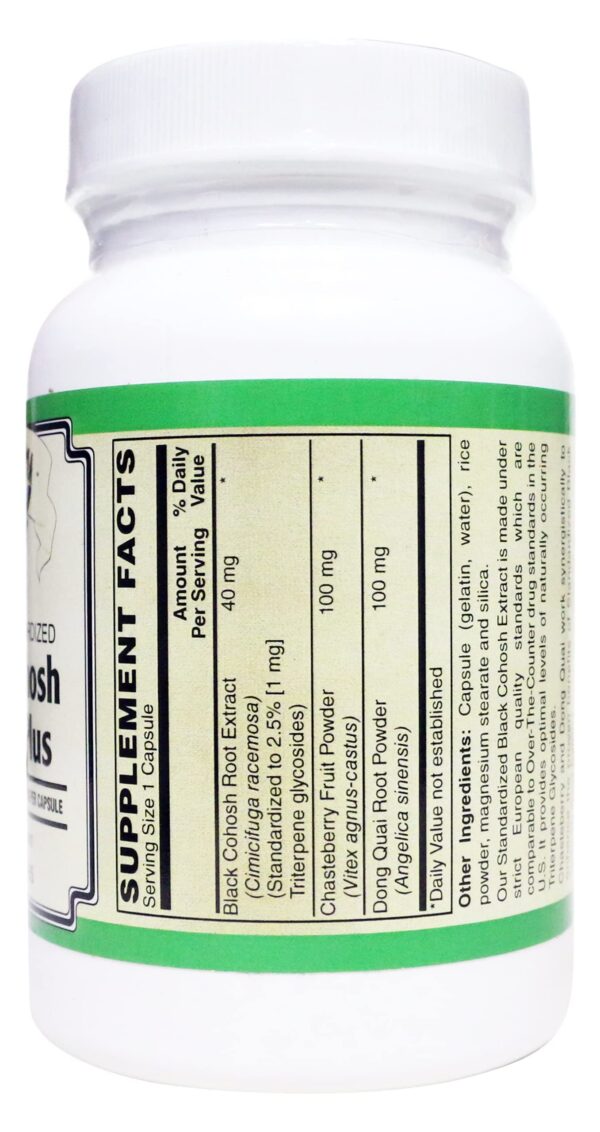 Envase cápsulas cohosh negro AlchePharma